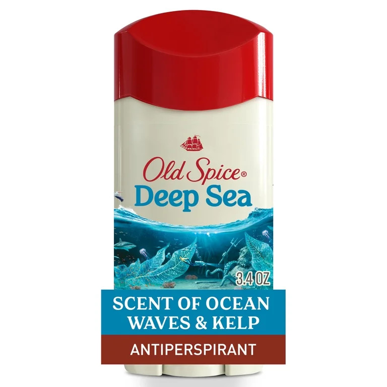 Old Spice Men's Antiperspirant Deodorant, Invisible Solid Stick, Deep Sea, 3.4 oz | Walmart (US)