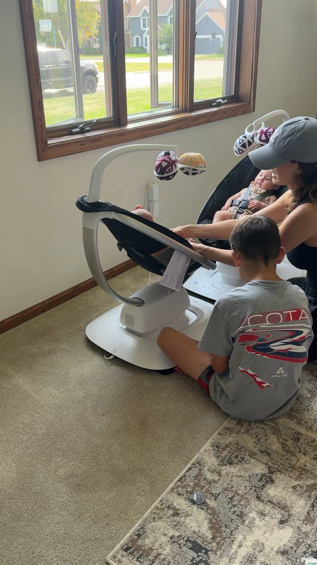 Twin life in the mamaroos - or as we like to call them: spaceships 🚀

#LTKFamily #LTKKids #LTKBaby