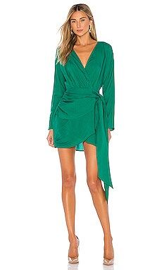 L'Academie The Lorriana Mini Dress in Green from Revolve.com | Revolve Clothing (Global)