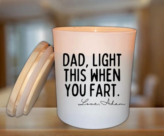 Fathers Day Gift Dad Light Fart Soy Candle Father's Day | Etsy | Etsy (US)