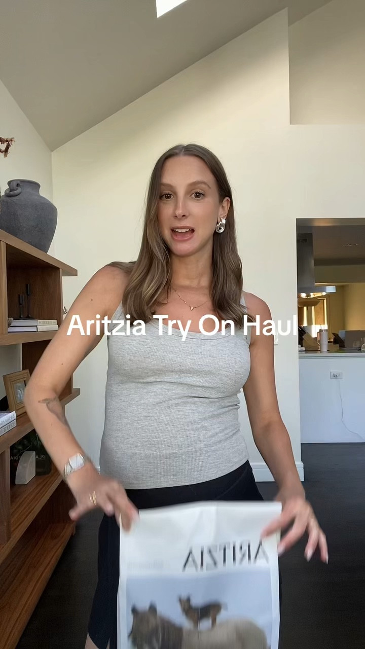 Maternity friendly aritzia haul. 

#LTKfindsunder50 #LTKbump #LTKstyletip