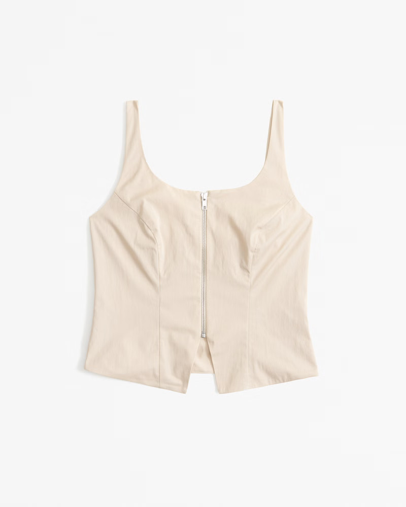 Zip-Front Utility Vest | Abercrombie & Fitch (US)
