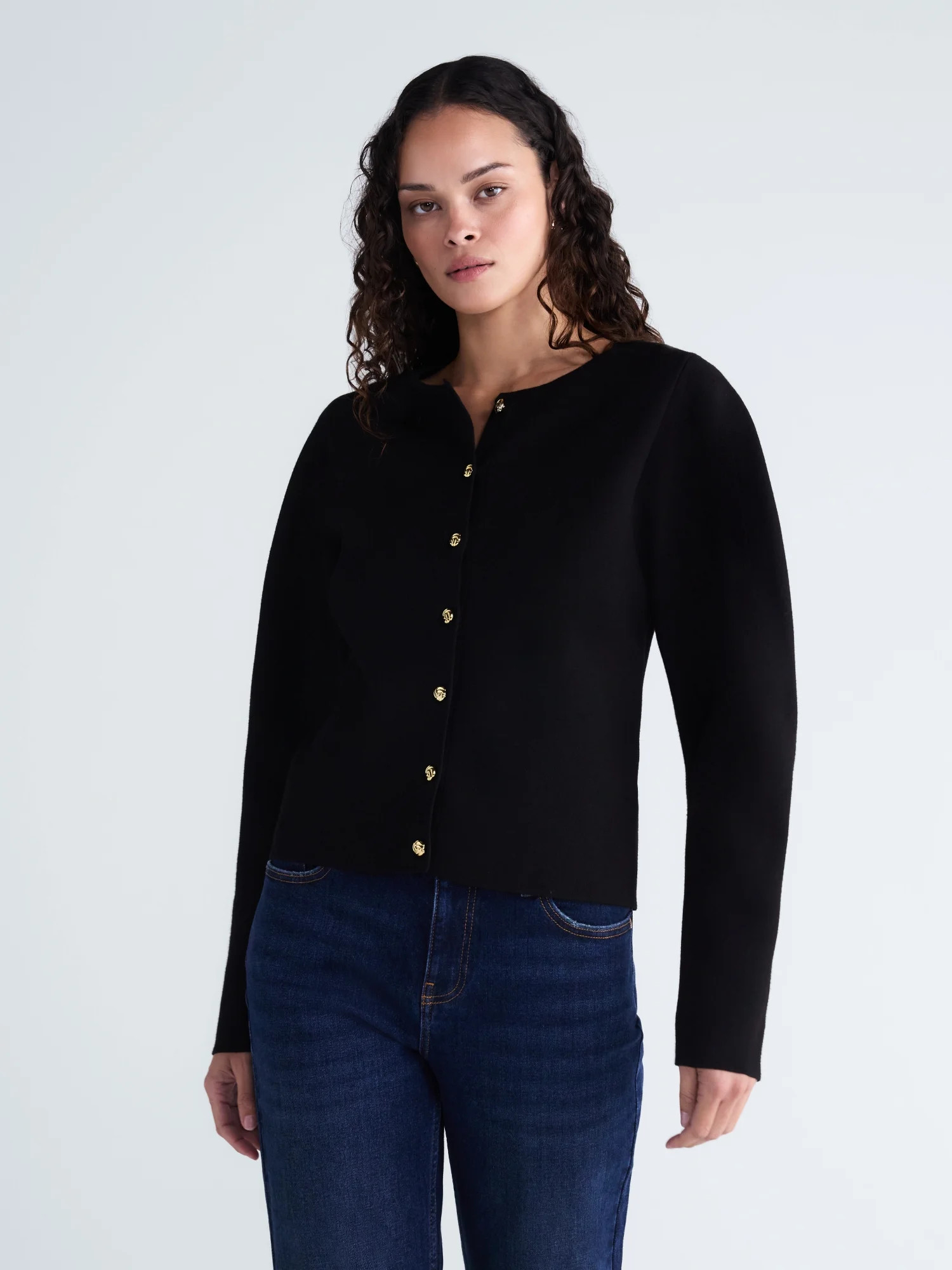 Scoop Women’s Edwardian Cardigan, Sizes XS-XXL | Walmart (US)