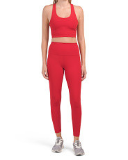 Ecolink Micro Rib Active Crop Top And Leggings Collection | TJ Maxx
