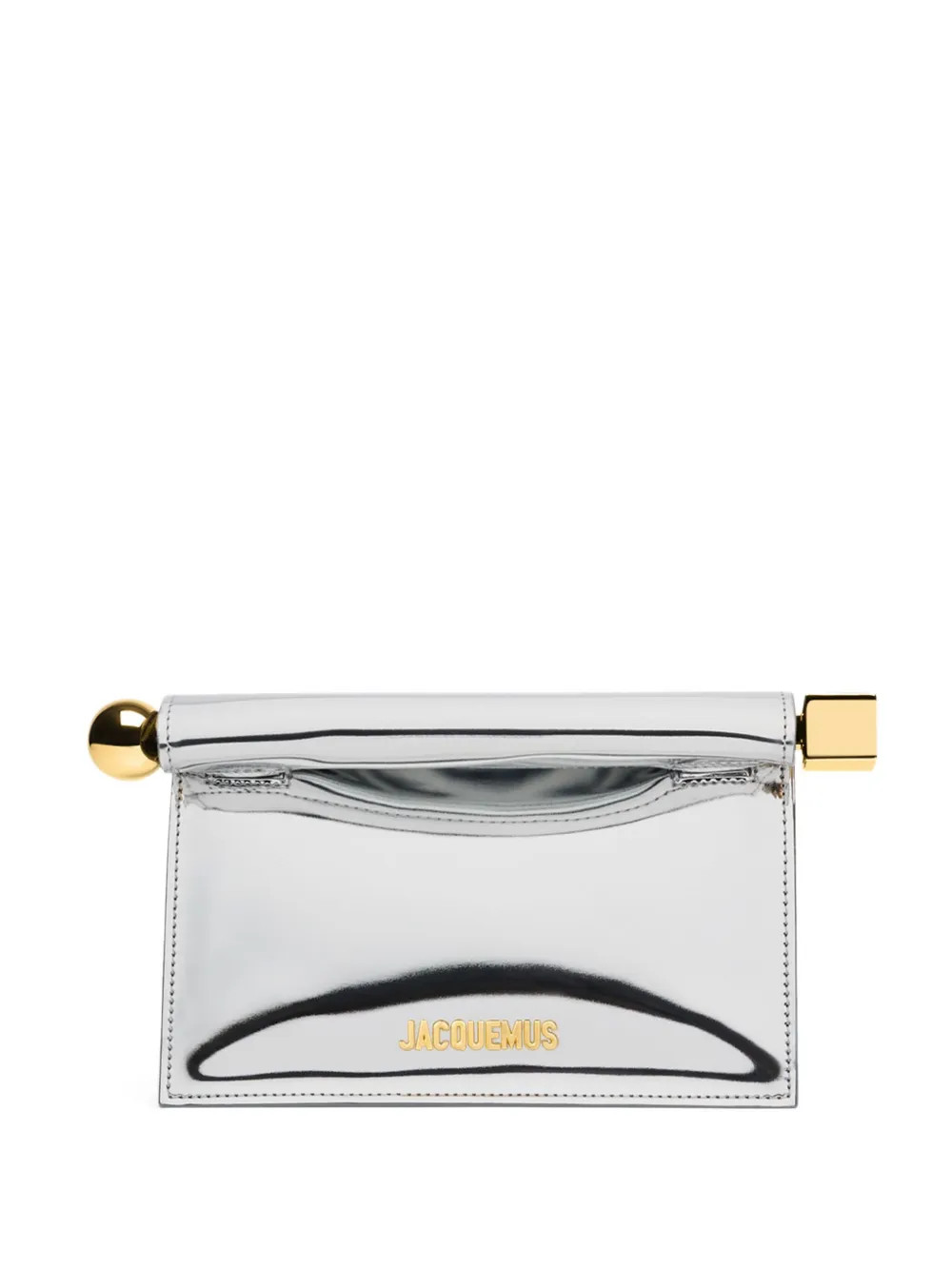 Jacquemus La Petite Pochette Clutch Bag | Silver | FARFETCH | Farfetch Global