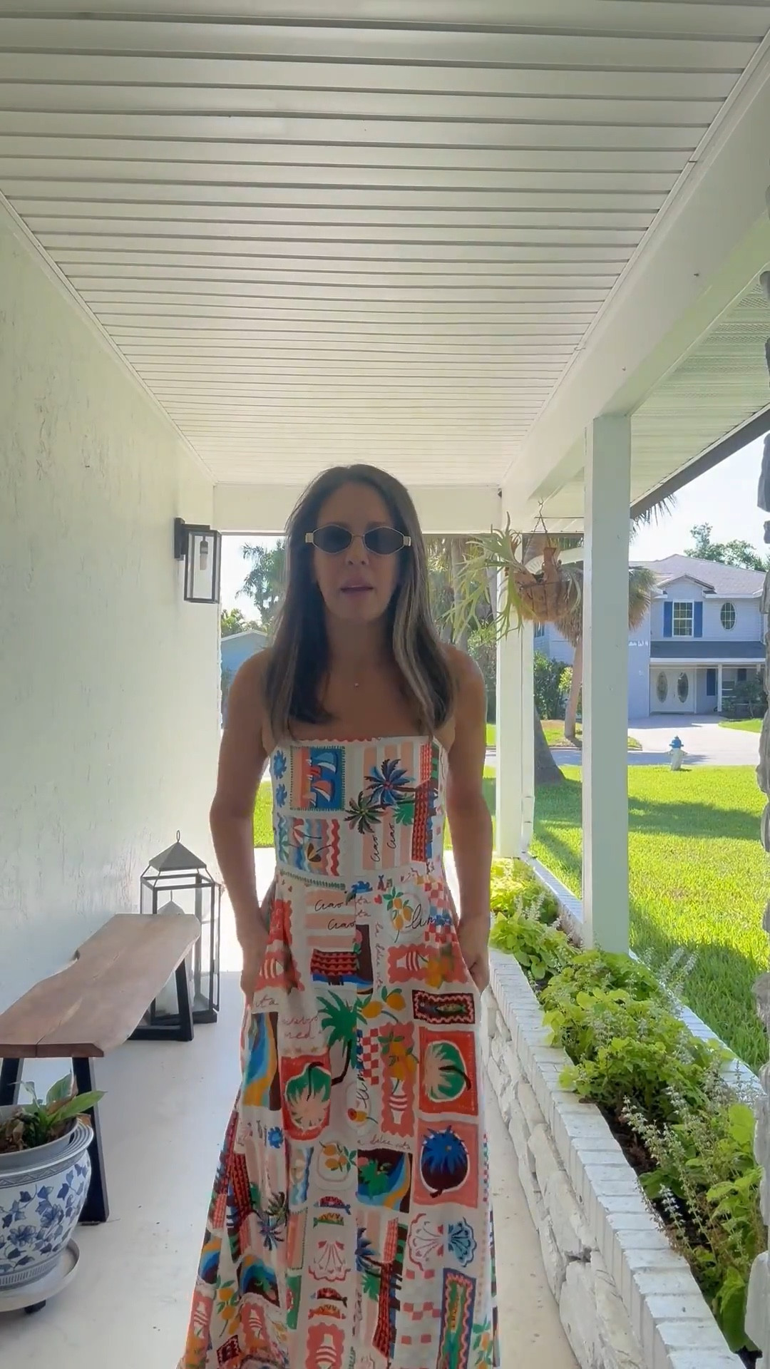 Postcard Perfect! Loving this postcard print dress from Dillards. Perfect for day to day errands as well as an aperitivo after work. Dress is XS, fits TTS.

#LTKWorkwear #LTKFindsUnder100