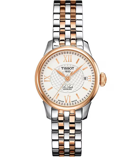 Tissot Le Locle Automatic Rose Gold Lady Watch | Dillard's | Dillard's