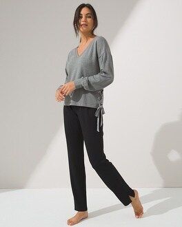 Brushed Terry Tapered Pants | Soma Intimates