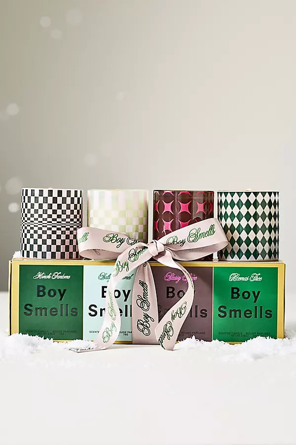 Holiday Votive Glass Candles, Set of 4 | Anthropologie (US)