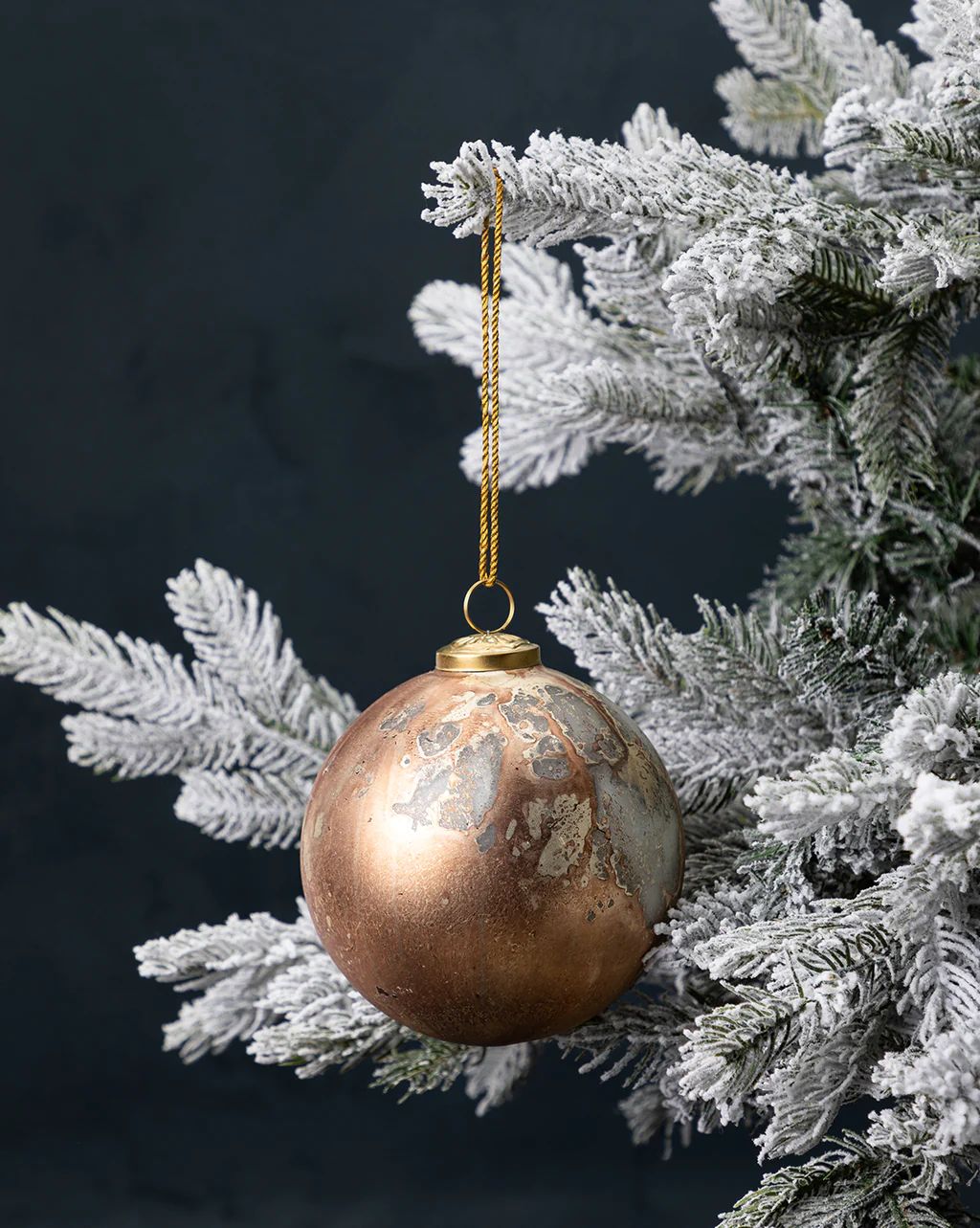 Metallic Marbled Ornament | McGee & Co.