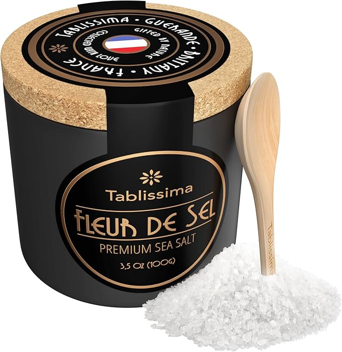 Fleur de Sel - Premium Sea salt from Guerande France - Flaky Sea Salt from the Celtic Sea - Salt ... | Amazon (US)