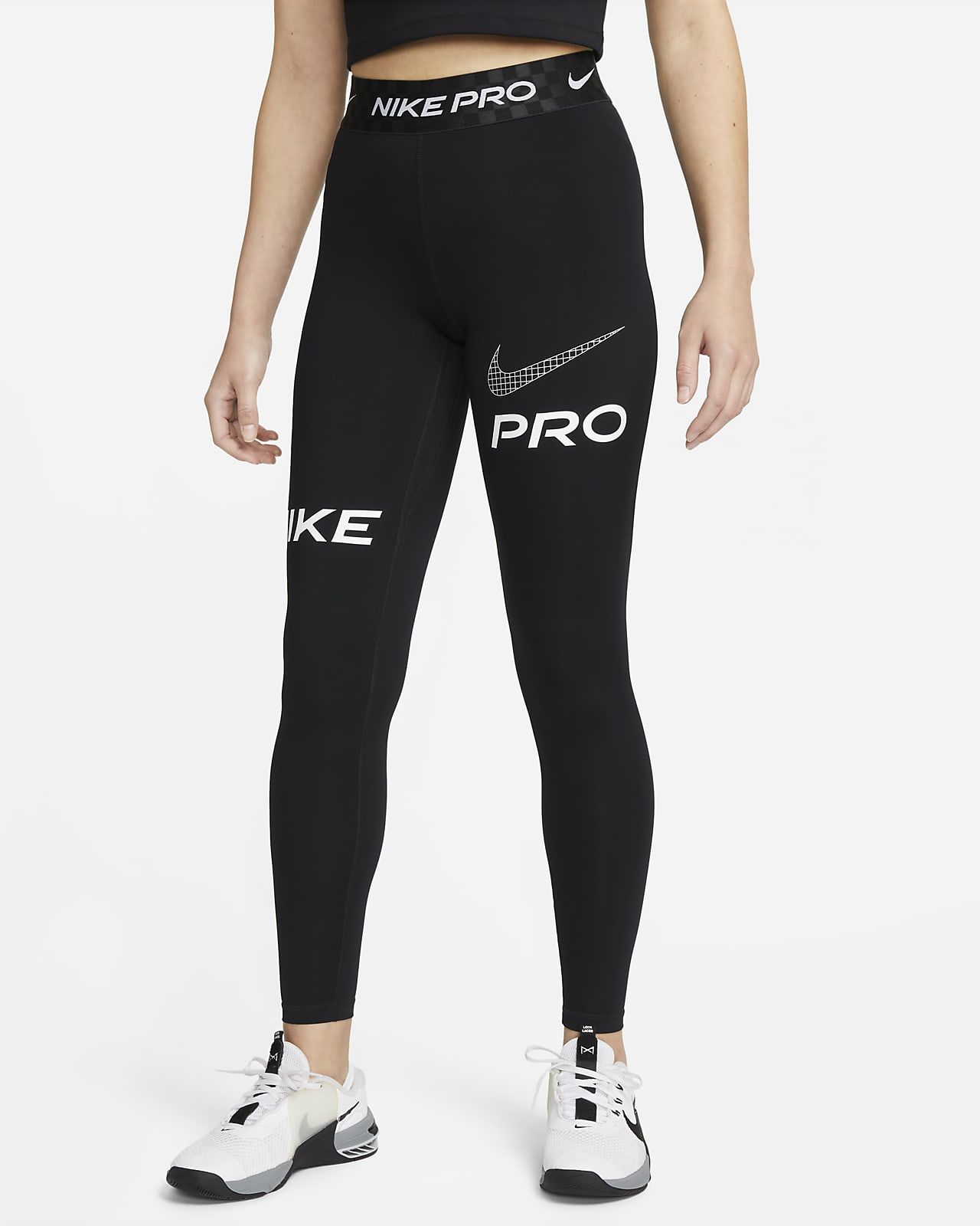 Women's Mid-Rise Full-Length Graphic Training Leggings | Nike (US)