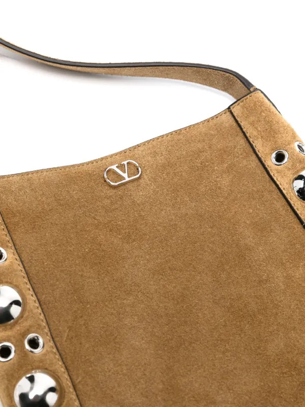 Valentino Garavani Small Nellcôte Cross Body Bag | Neutrals | FARFETCH | Farfetch Global