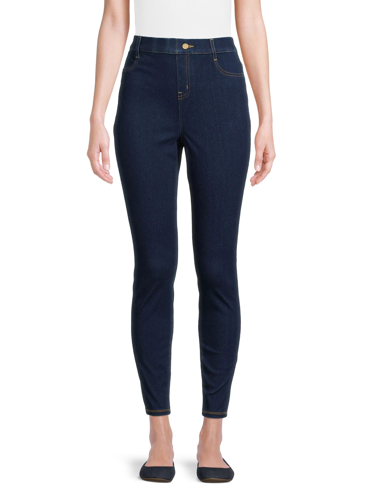 Time and Tru Women's High Rise Jeggings - Walmart.com | Walmart (US)