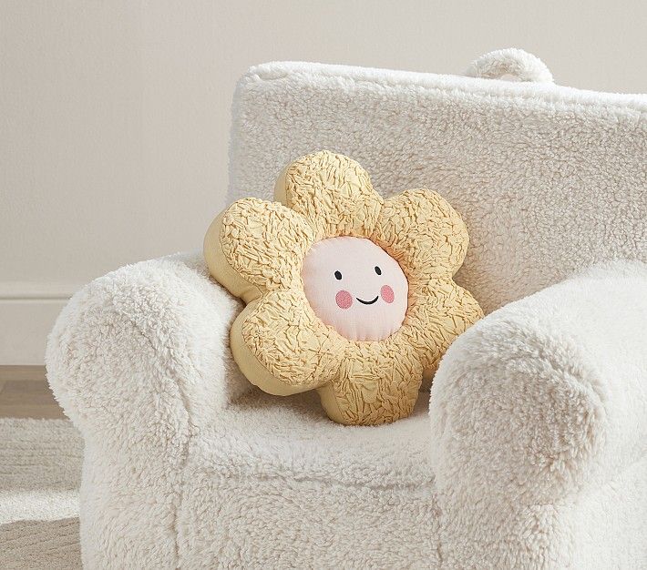 Daisy Face Pillow | Pottery Barn Kids