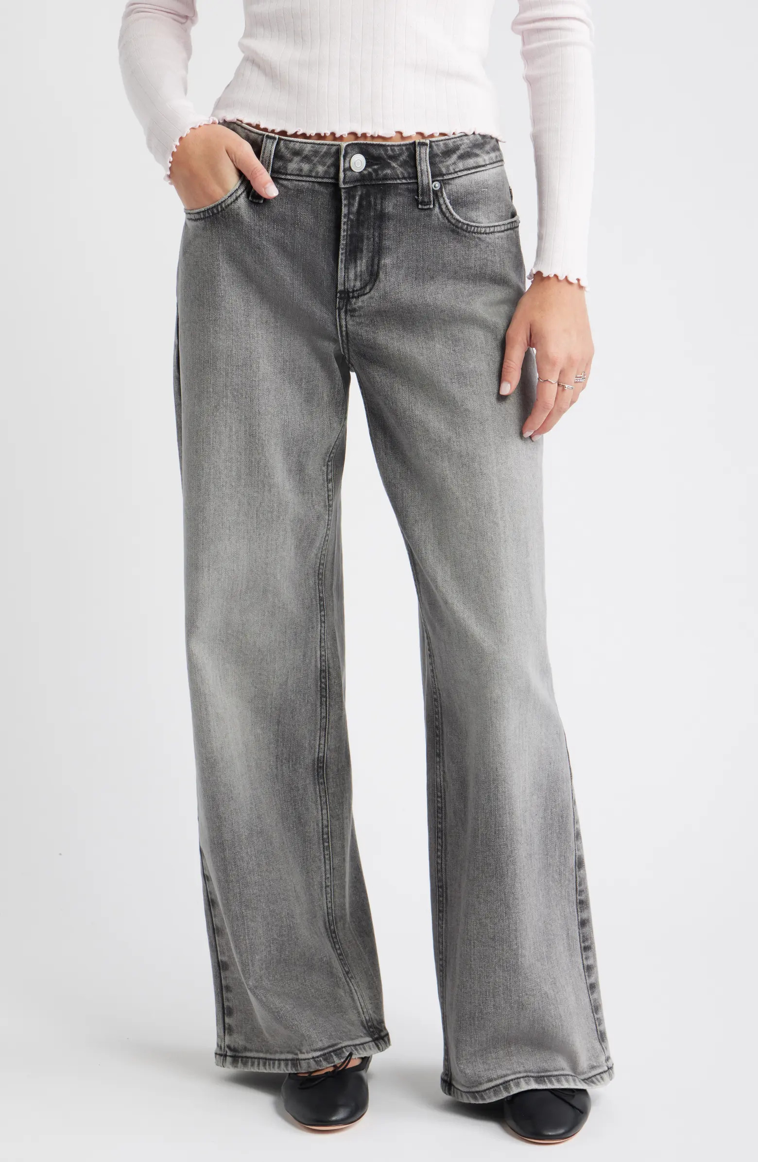 Low Rise Baggy Wide Leg Jeans | Nordstrom