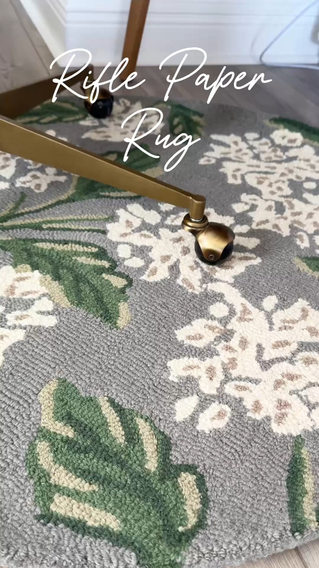 No more black marks on my LVP flooring! 🖤 I am not a big floral person but I found the perfect rug from Loloi x Rifle Paper Co. to protect my space and add a pop of style under my desk chair. 
I had no idea you could even get Rifle Paper designs on anything for your home besides paper and their floral designs are classy!
Functional & fabulous! 
#HomeOfficeGoals #RiflePaperCo #WayfairFind #Rug 

 #LTKHome
