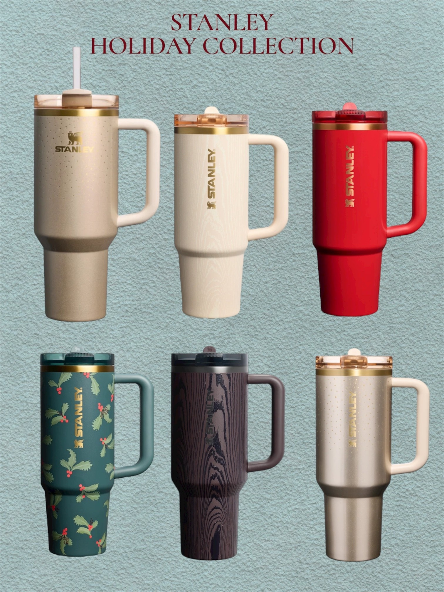 New Stanley Quenchers in holiday colors. These will make perfect gifts. 




Stanley holiday quencher, gifts for her, must have gifts, gifts under $50, 
Stanley holiday collection, 



#LTKGiftGuide #LTKFindsUnder50 #LTKHoliday #LTKActive #LTKSeasonal #LTKHome