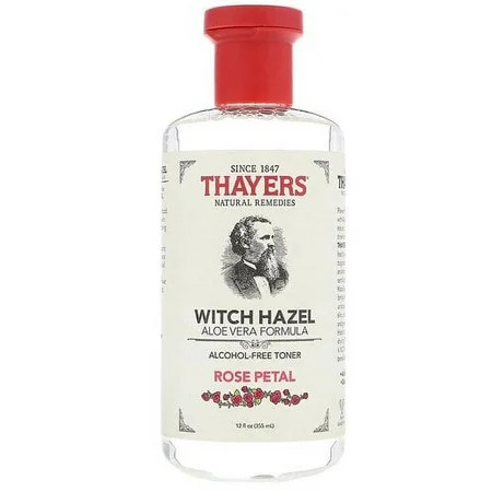 Thayers Alcohol-Free, Hydrating Rose Petal Witch Hazel Facial Toner With Aloe Vera Formula, 12 Oz - 5 Pack | Walmart (US)