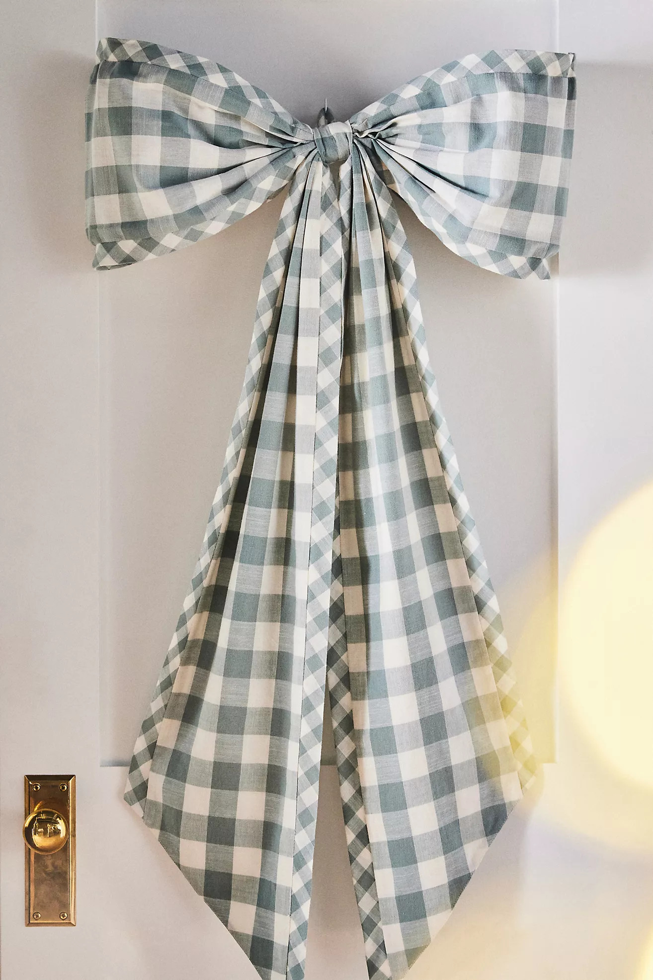 Gingham Bow Tree Topper | Anthropologie (US)