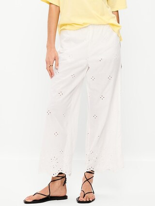 High-Waisted Cut Out Wide-Leg Pant | Old Navy (US)