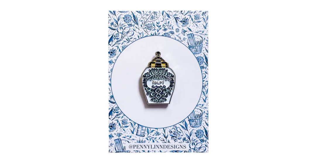 NDLPT Delft Jar Needleminder | Penny Linn Designs