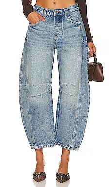 x We The Free Good Luck Mid Rise Barrel
                    
                    Free People | Revolve Clothing (Global)
