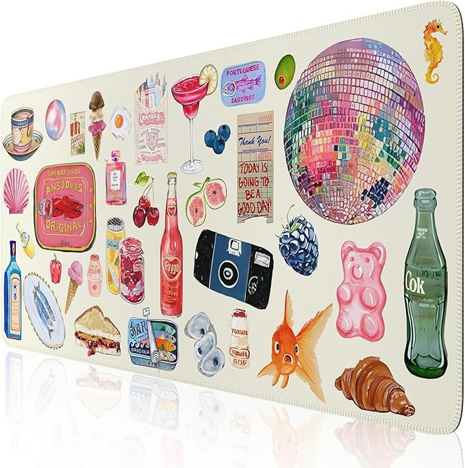 iCasso Office Desk Mat for Keyboard and Mouse, Large Mouse Pad, Desk Pad Mat, Anti-Slip Big Mouse... | Amazon (US)