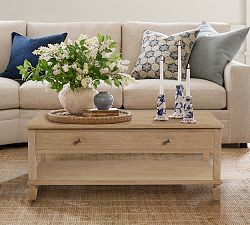 Sausalito Rectangular Coffee Table (45") | Pottery Barn (US)