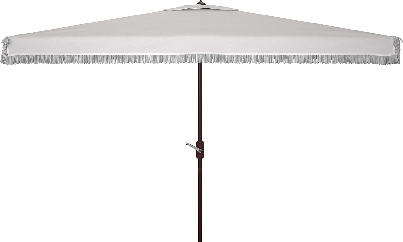 SAFAVIEH Outdoor Collection Milan Yellow 7 x 10 Ft Rectangular Auto Tilt UV Protected Umbrella | Amazon (US)
