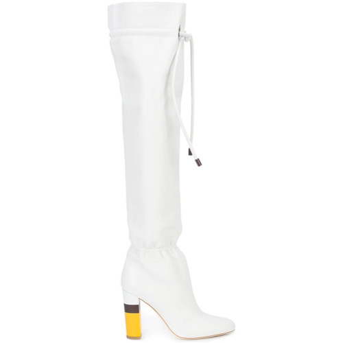 Malone Souliers Bota de couro 'Kendas 2' - Branco | FarFetch BR