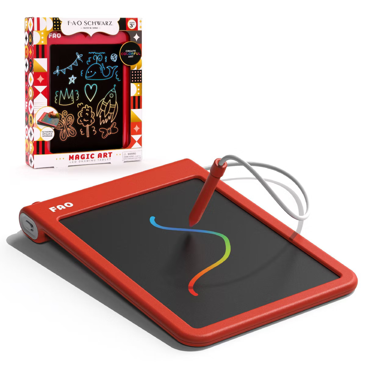 FAO Schwarz Magic Art LCD Drawing Tablet: Creativity Activity Surface with Stylus | Target