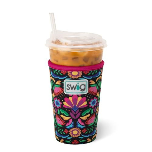 Swig Life Medium Iced Coffee Cup Coolie with Handle, Caliente | Amazon (US)