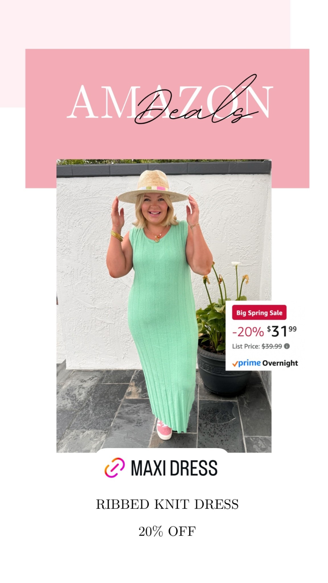 Sleeveless ribbed maxi dress on deal! Love the colors in this one!

#LTKSaleAlert #LTKSeasonal #LTKMidsize