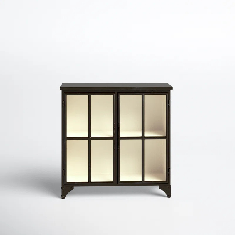 Ellie 40'' Tall Iron 2 - Door Accent Cabinet | Wayfair North America