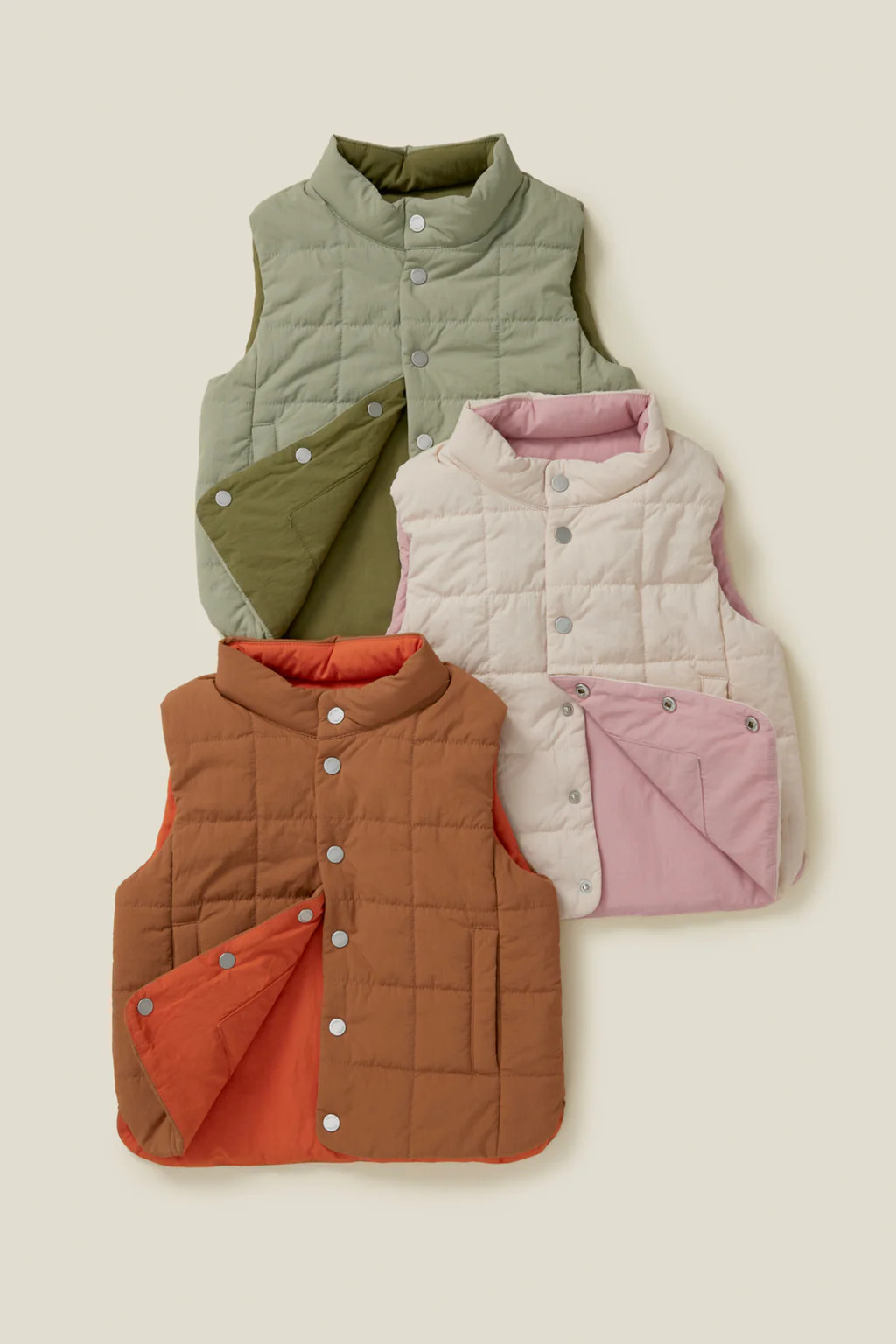 Reversible Padded Vest (2-6Y) | Konny Baby