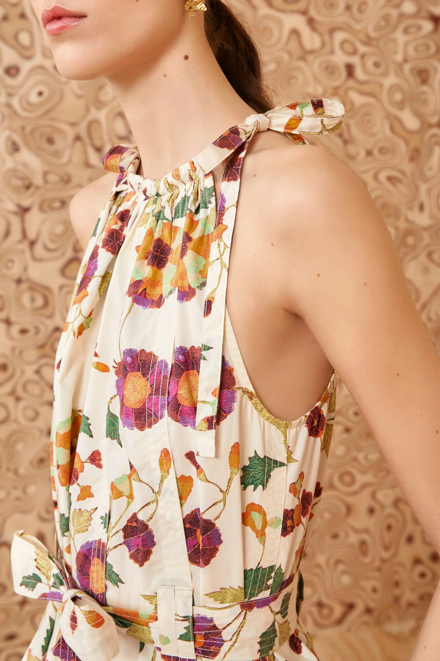 White Cotton Floral Mini Dress | Ulla Johnson