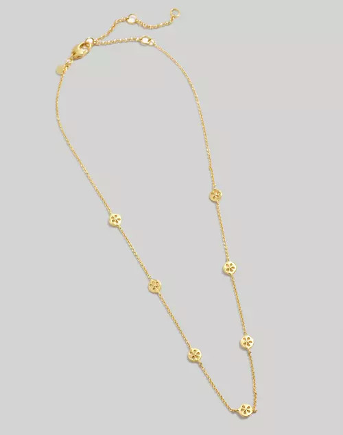 Eyelet Lace Station Necklace | Madewell