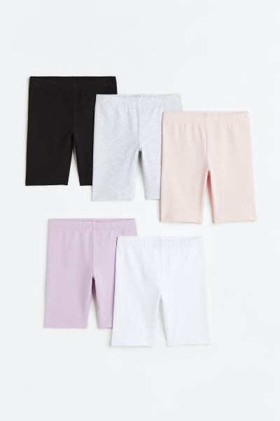5-pack Cotton Cycling Shorts | H&M (US + CA)