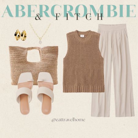 Abercrombie & Fitch 🤍

Regular Sale and Clearance items. 

Linked:
•Easy Shaker Sweater Tank 
•Oversized Poplin Button-Up Shirt
•wrapped sweater bodysuit
•Ottoman Cross-Back Tank
•Linen-Blend Ultra Wide-Leg Pant
•Knotted Faux Suede Slides
•Long-Sleeve Linen-Blend Peasant Set Top
•Chunky Gold Hoop Earrings Set for Women 14K Gold 
•Flat Top Straw Hat
Skirts, long sleeve shirts, tote, sandals, beach outfits, nude, brown, beige, neutral colors, white, black, flats
Premium Footwear Collection getaway


#LTKworkwear #LTKBacktoSchool #LTKtravel