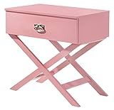 Glory Furniture Xavier , Pink Nightstand, 25"H X 27"W X 16"D, | Amazon (US)