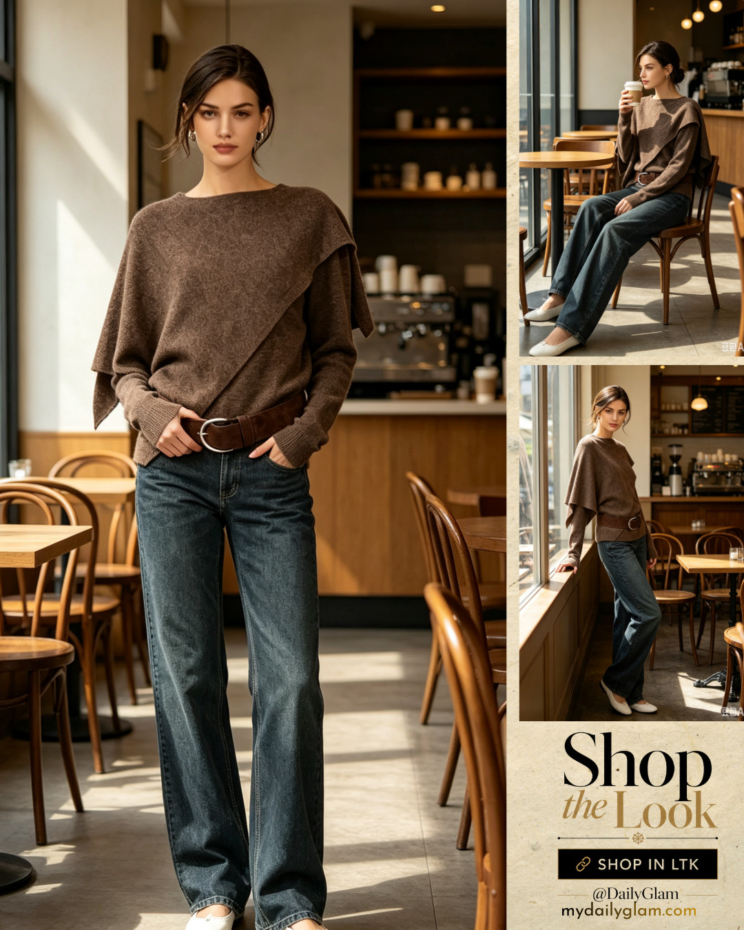 Build your perfect fall capsule with brown sweaters

#FallCapsuleWardrobe #ChocolateBrownSweater #FallOOTD 

 #LTKootd #LTKOver40 #LTKWorkwear