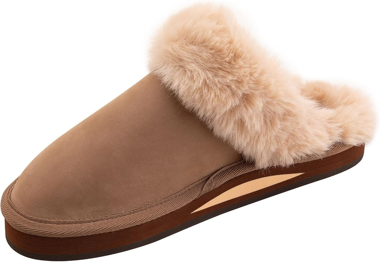 Rainbow Sandals Ladies Sunset Snugs - Premier Leather, Fleece Lined Slipper | Amazon (US)