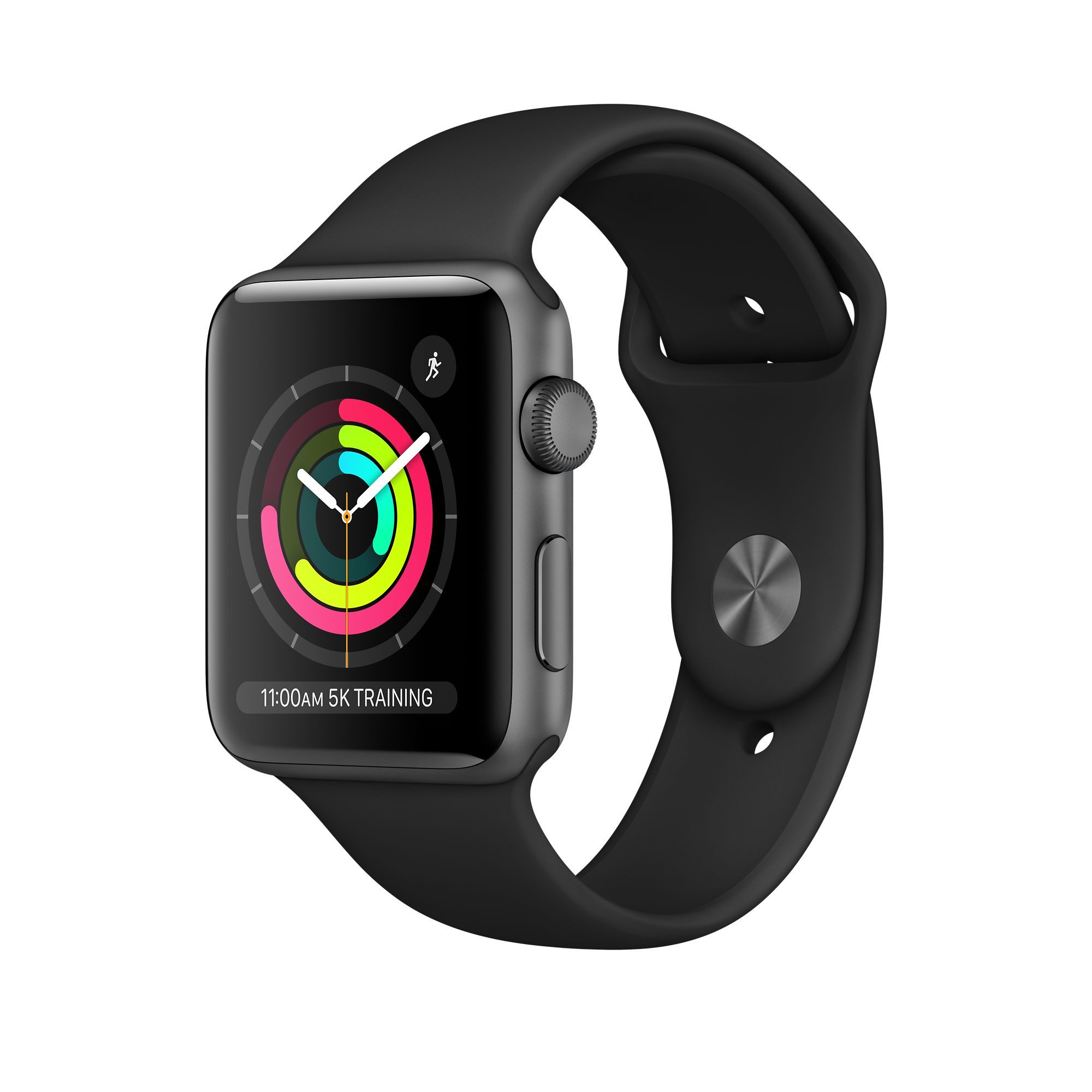 Space Gray Aluminum Case with Black Sport Band | Apple (US)