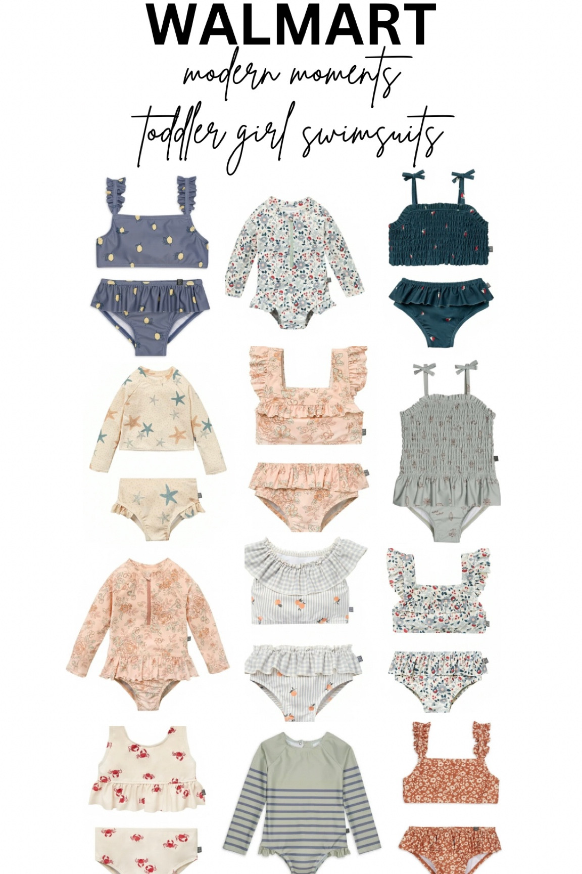 Walmart Modern Moments Toddler Girl Swimsuits 

#LTKKids #LTKSwim