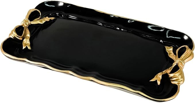 Vintage Decorative Tray Jewelry Tray Towel Tray Storage Tray Rings Necklace Bracelets Earrings Tr... | Amazon (US)