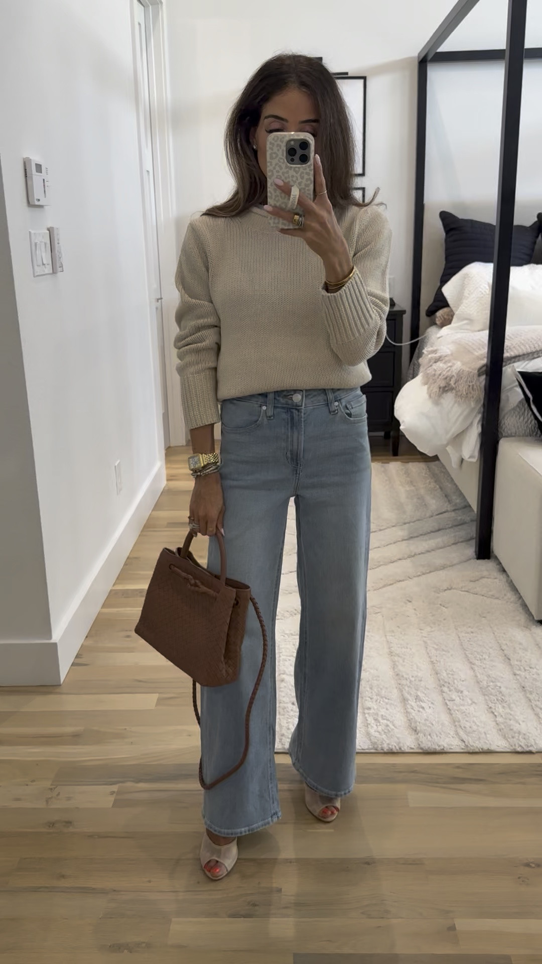 Fall outfit that’s super affordable organic cotton sweater size xs or s. Petite friendly light wash stretchy jeans size size 24 short here affordable bag

#LTKPetite #LTKSaleAlert #LTKootd