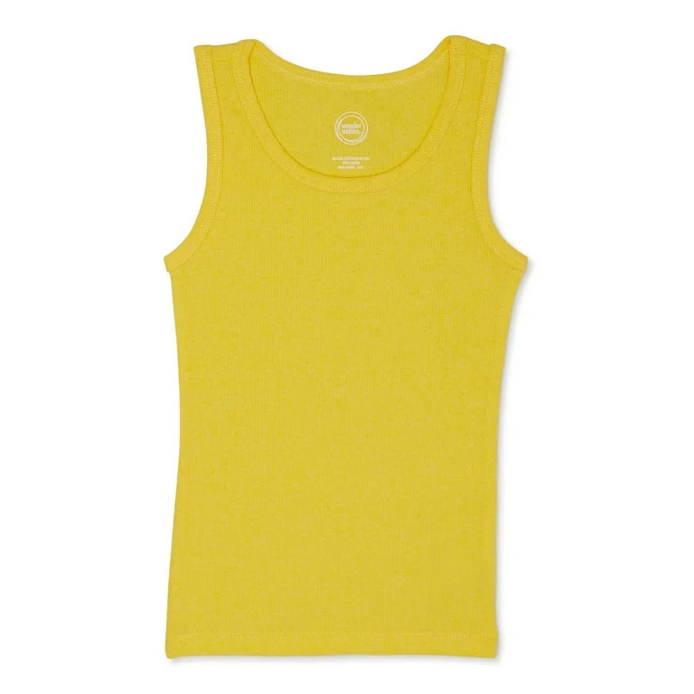 Wonder Nation Girls Kid Tough Tank Top, Sizes 4-18 and Plus - Walmart.com | Walmart (US)