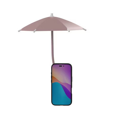 GEMS Magnetic Phone Umbrella - Cherry Pink | Target