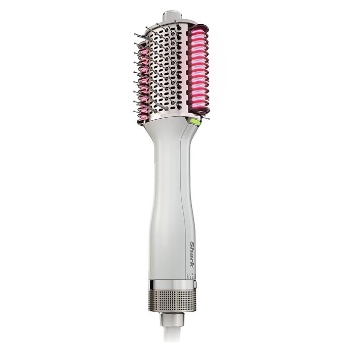 Shark HT202 SmoothStyle Heated Comb + Blow Dryer Brush, Dual Mode, for All Hair Types, Silk | Amazon (US)